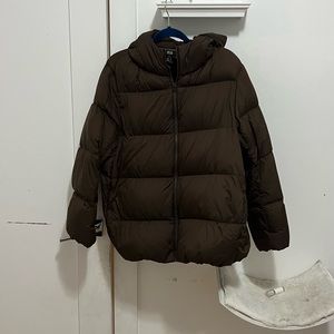 Uniqlo Brown Puffer